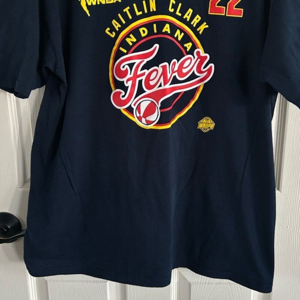 Caitlin Clark 22 WNBPA WNBA Bet on Women Indiana Fever T-Shirt - Picture 3 of 13